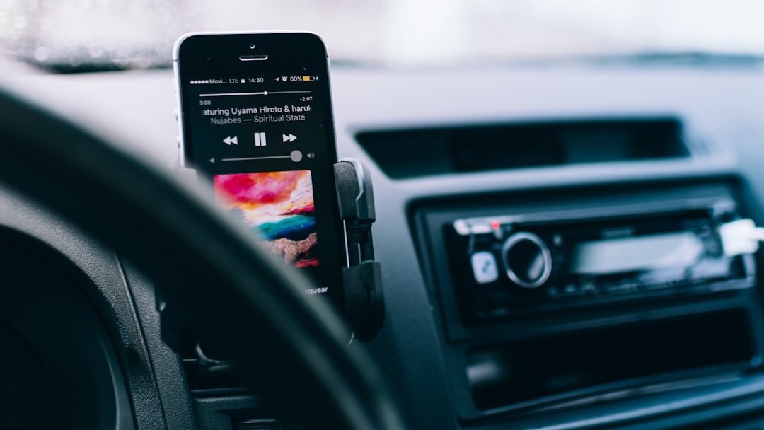 smartphone showing radio app
